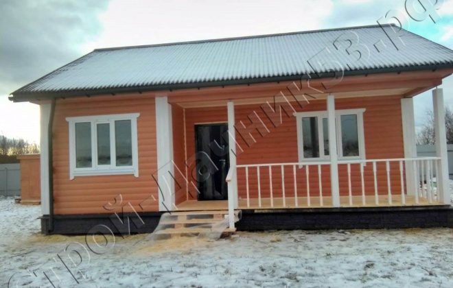 1 Брусовой дом ОД-8 7×9, 63 м², Ленинградская область, Всеволожский район, Деревня Хапо-Ое (1)